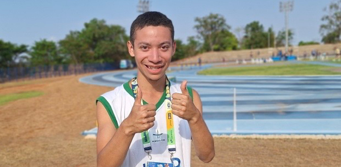 Estudante da UnB conquista medalhas no atletismo paradesportivo