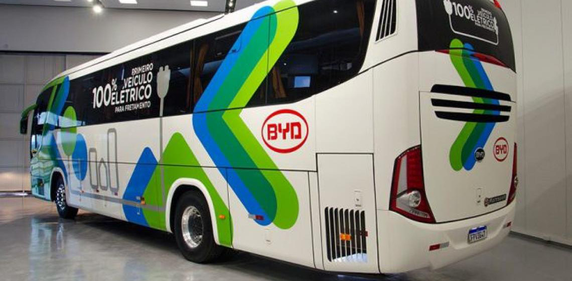 Grupo chinês anuncia nova fábrica de baterias para ônibus elétricos em Manaus