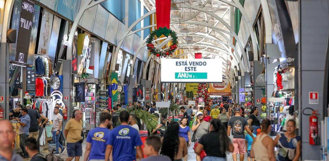 Comércio do Distrito Federal projeta crescimento de 9% nas vendas de fim de ano