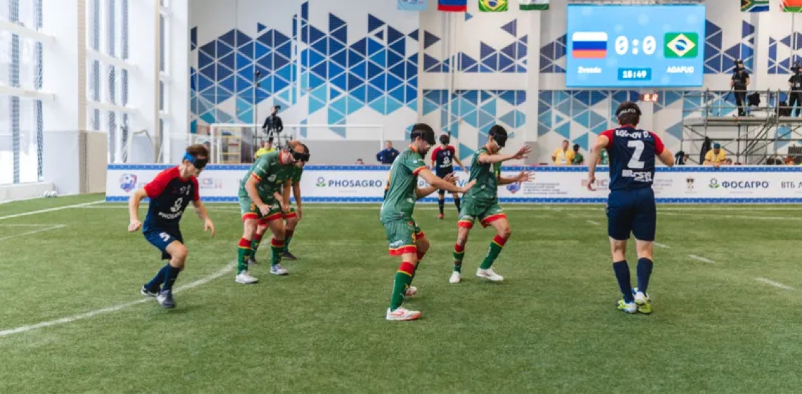 Brics realiza Copa de Futebol de Cegos em Moscou e aposta no pilar humanitário