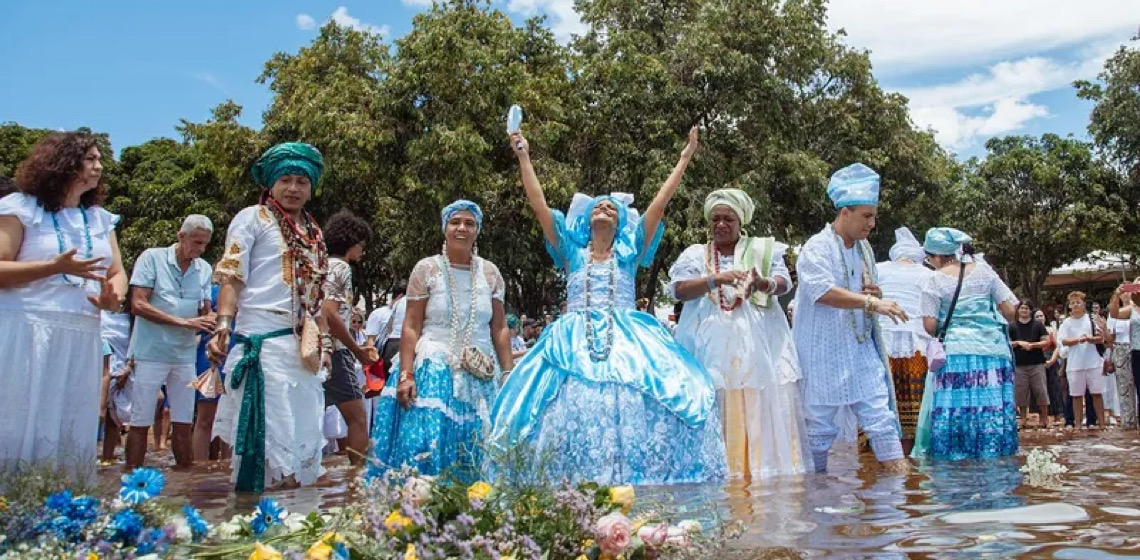 Festa das Águas celebra Iemanjá, Oxum e ancestralidade afro-brasileira em Brasília