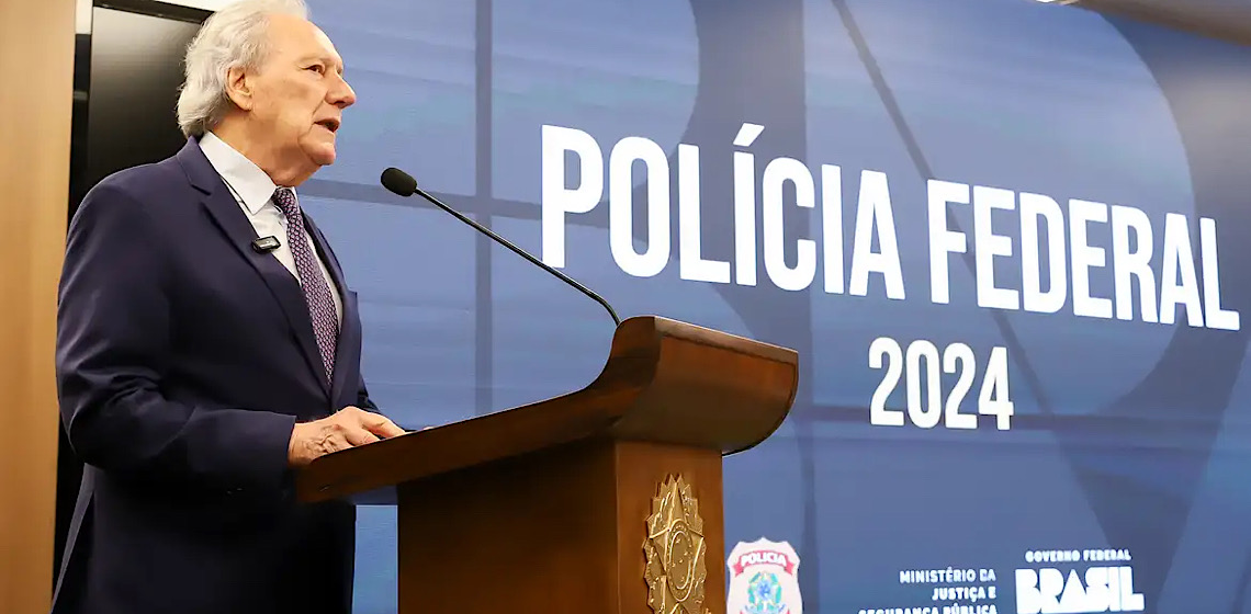 Polícia Federal aumentou em 70% apreensões contra crime organizado, diz Lewandowski 