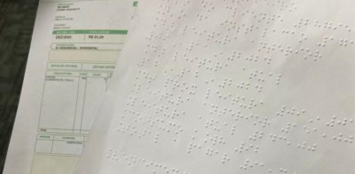 Clientes do DF já podem solicitar conta de luz em Braille