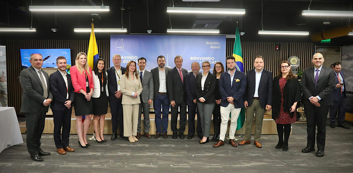 Voos inaugurais da GOL ligam as capitais do Brasil e da Colômbia