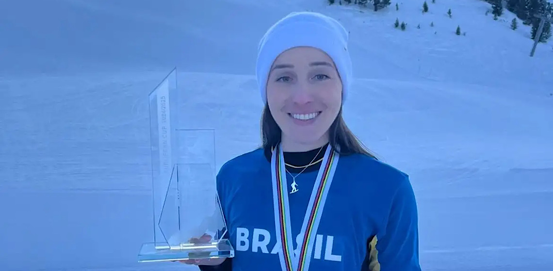 Vanessa Molon é campeã geral da Copa Europeia de snowboard 