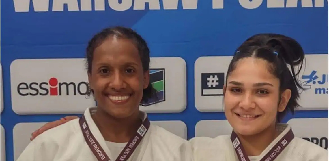 Judocas brasileiras fazem dobradinha no pódio do Open Europeu 