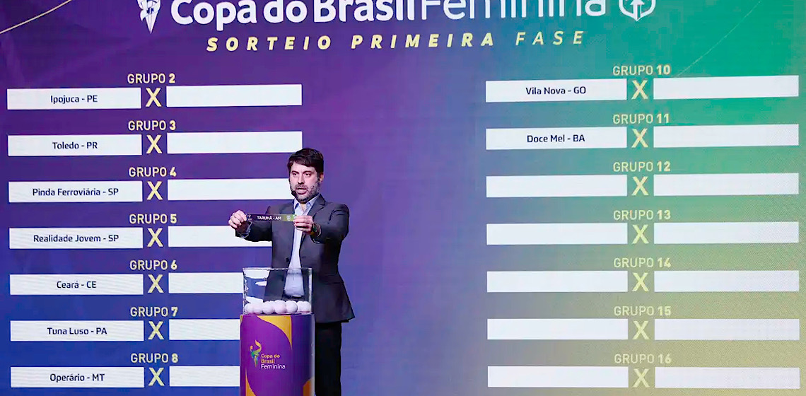 Copa do Brasil Feminina tem confrontos da primeira fase definidos 