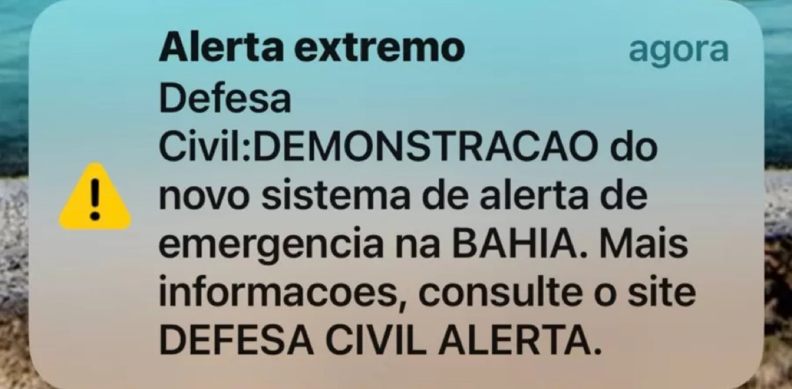 Nordestinos reagem à teste de alerta da Defesa Civil nos celulares: 