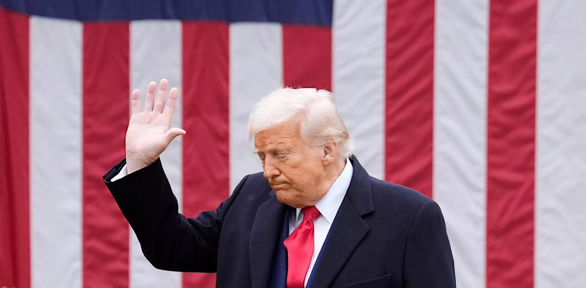Donald Trump dá 