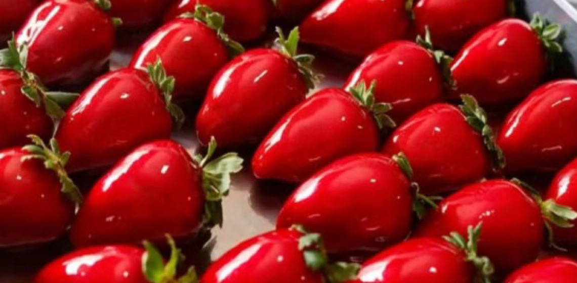 Faturamento com morango do amor dispara e chega a R$ 70 mil em uma semana