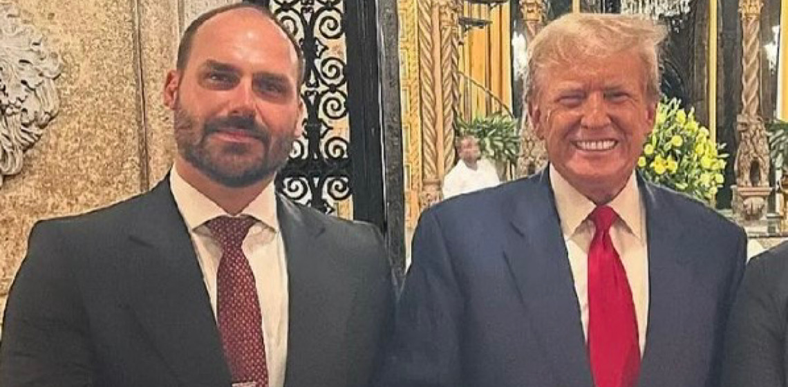 Eduardo Bolsonaro agradece a Trump por sanção a Alexandre de Moraes e volta a defender anistia