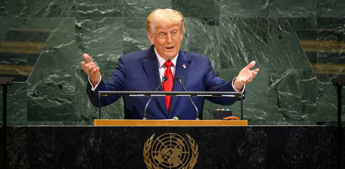 Trump fala em 